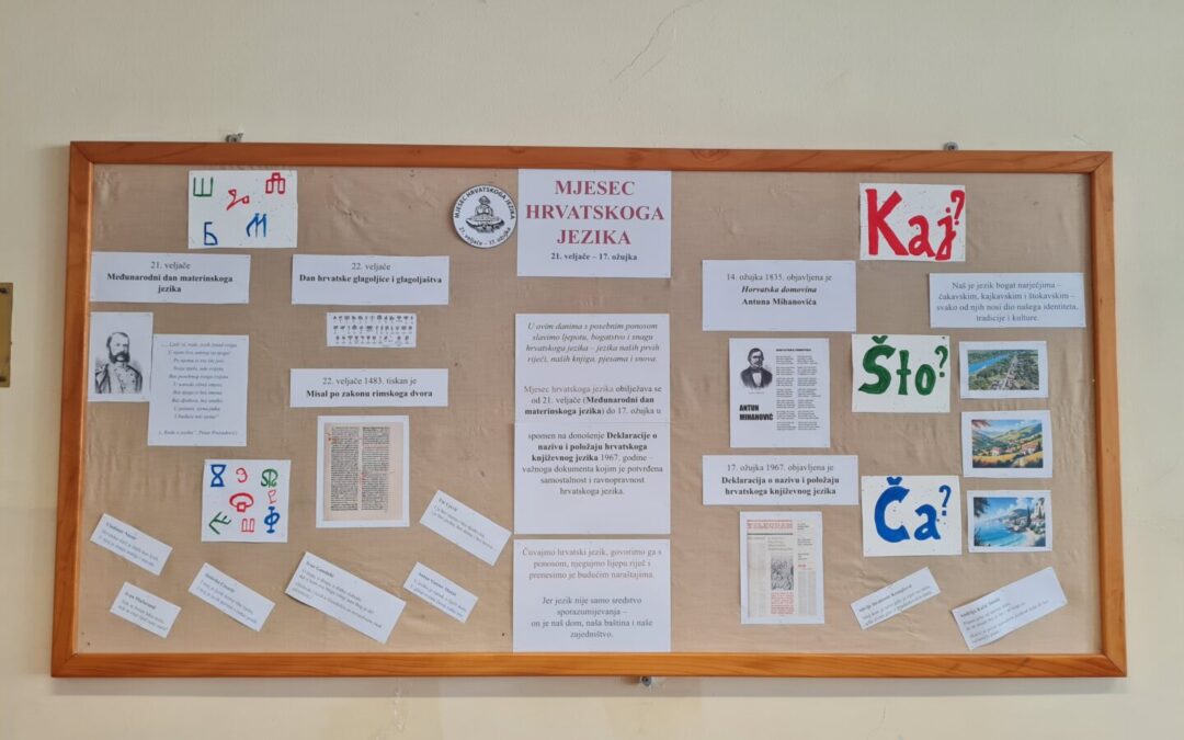 Obilježavanje Mjeseca hrvatskoga jezika
