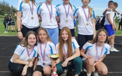 Atletičarke srebrne, atletičari peti na županijskom natjecanju