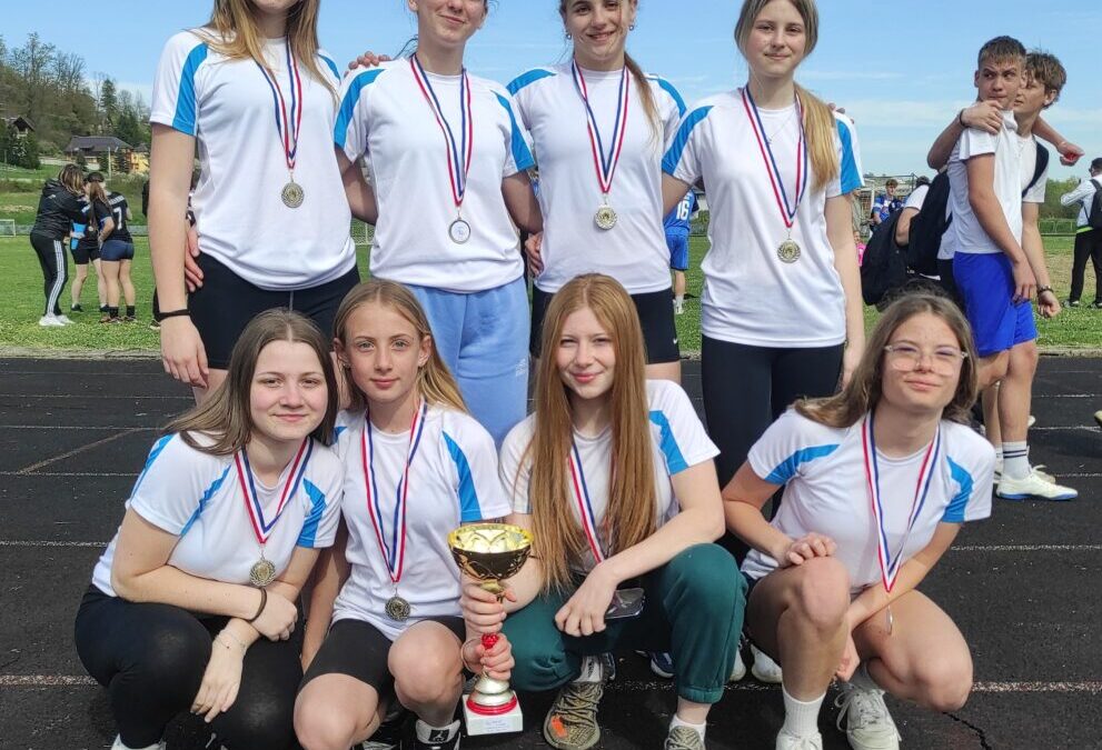 Atletičarke srebrne, atletičari peti na županijskom natjecanju