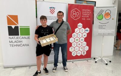 Veliki uspjeh našeg Marka na Državnom natjecanju mladih tehničara u Trogiru!